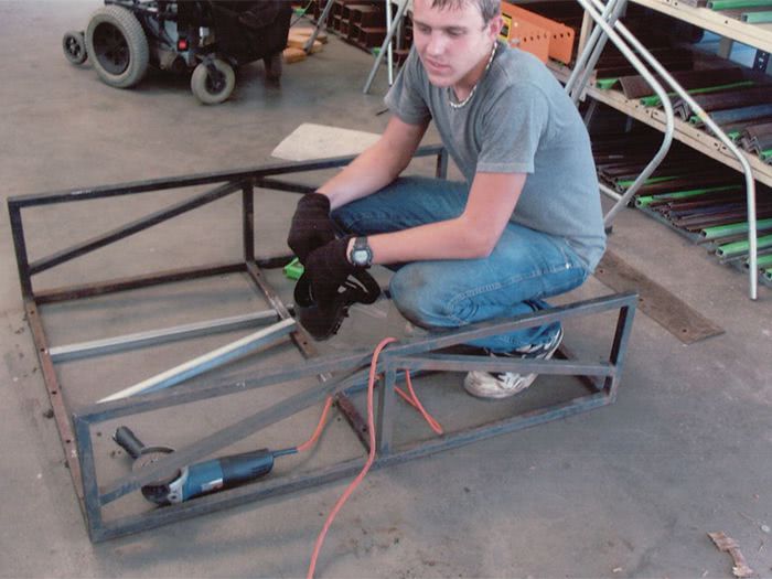 Construction of the Sidecar frame.